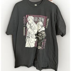 Unisex T-shirt Sz 2X anime Jujutsu Kaisen Nanami Kento Yuji Itadori